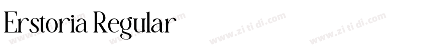 Erstoria Regular字体转换 Erstoria Regular字体转换
